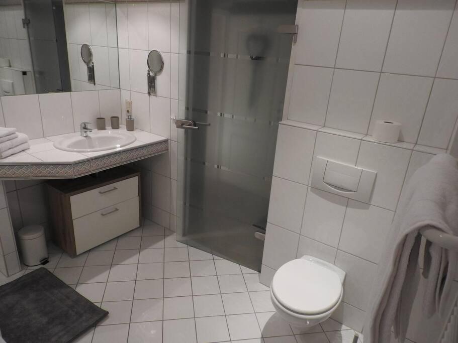 Schoene Gemuetliche Ferienwohnung Mit Fernblick. Nalbach Eksteriør billede
